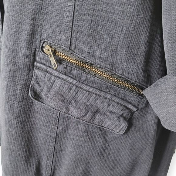 Torrid Black Military Twill Embellished Shacket - Picture 5 of 11